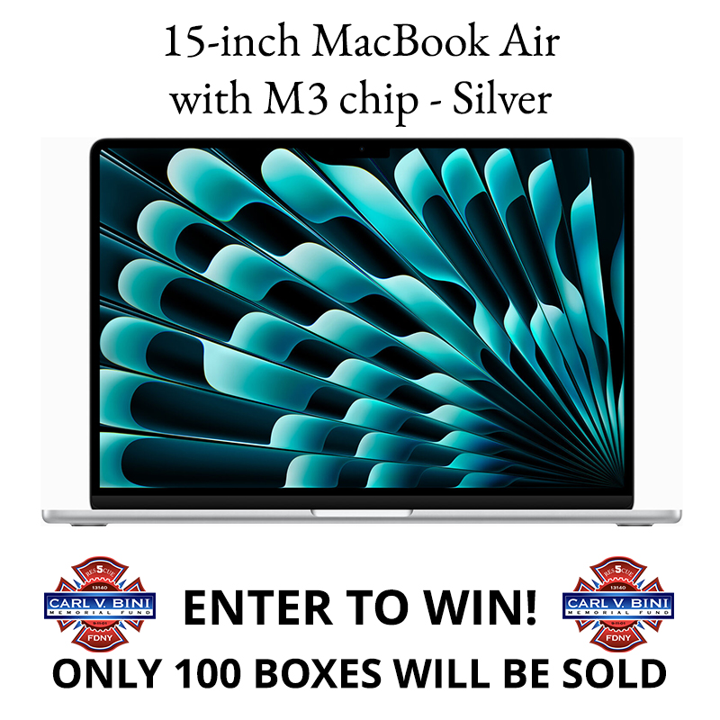 Enter to win a 15inch Macbook Air with M3 chip. Only 100 boxes will be sold