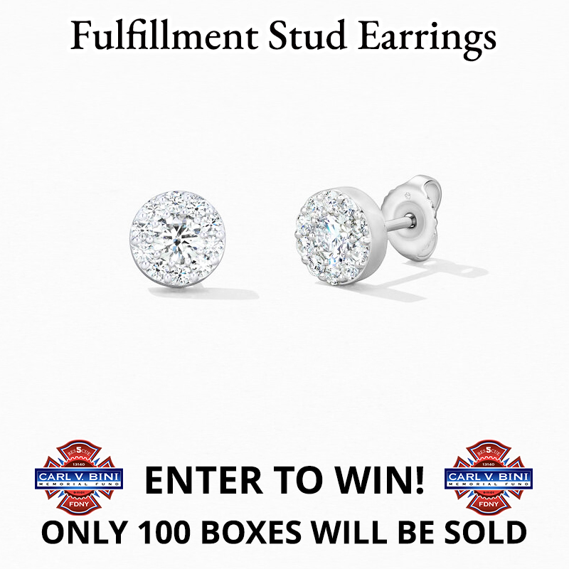 Enter to win a pair of Fulfilment Stud Earrings. Only 100 boxes will be sold